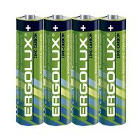 Батарейка ERGOLUX R03 (AAA) 1.5В (4 в п/э)