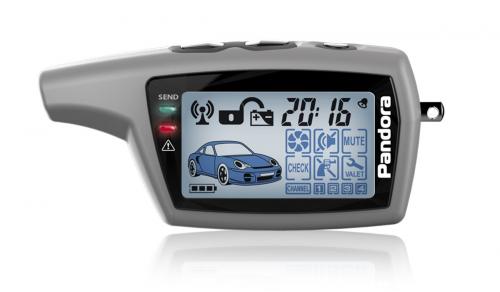 Брелок пейджер Pandora LCD D077 Grey — купить в магазине radar63.ru